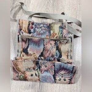 Cat Tapestry Tote Bag